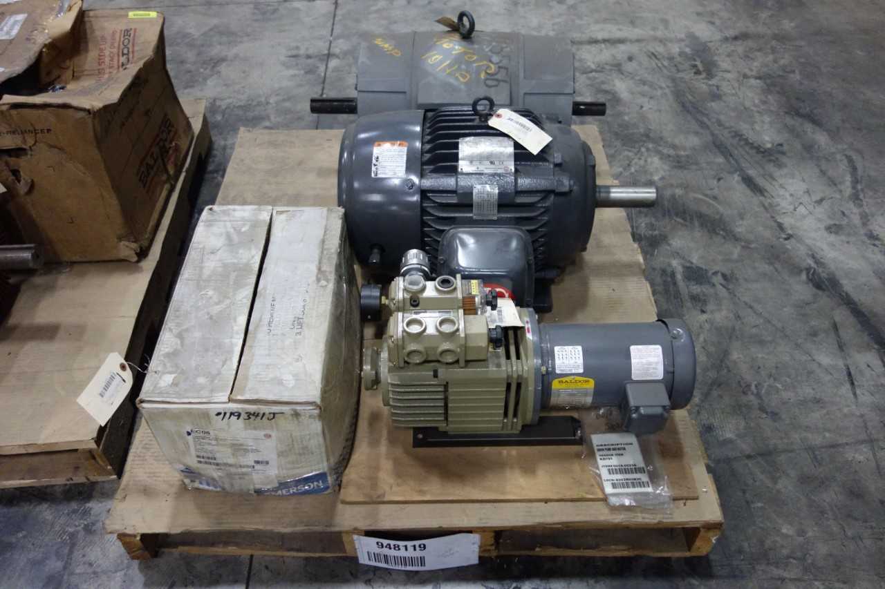 2 PALLETS OF ASSORTED ELECTRIC MOTORS - ELECTRIC MOTORS
