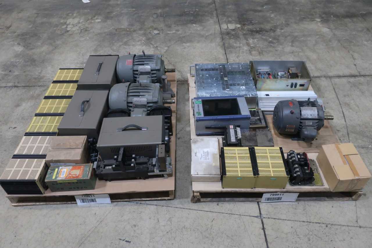 2 PALLETS OF ASSORTED ELECTRICAL - ELECTRICAL COMPONENTS