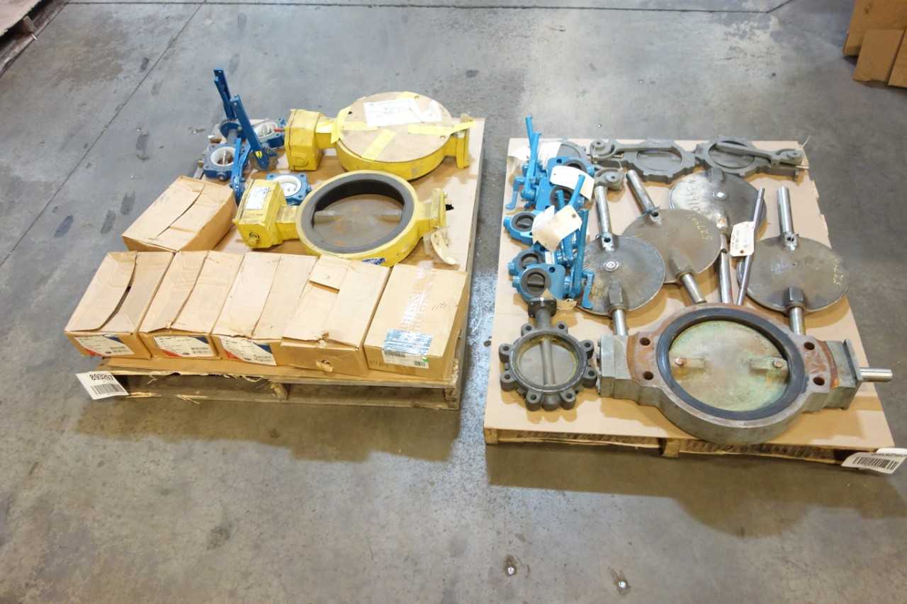 2 PALLETS OF ASSORTED BUTTERFLY VALVES - BUTTERFLY VALVE