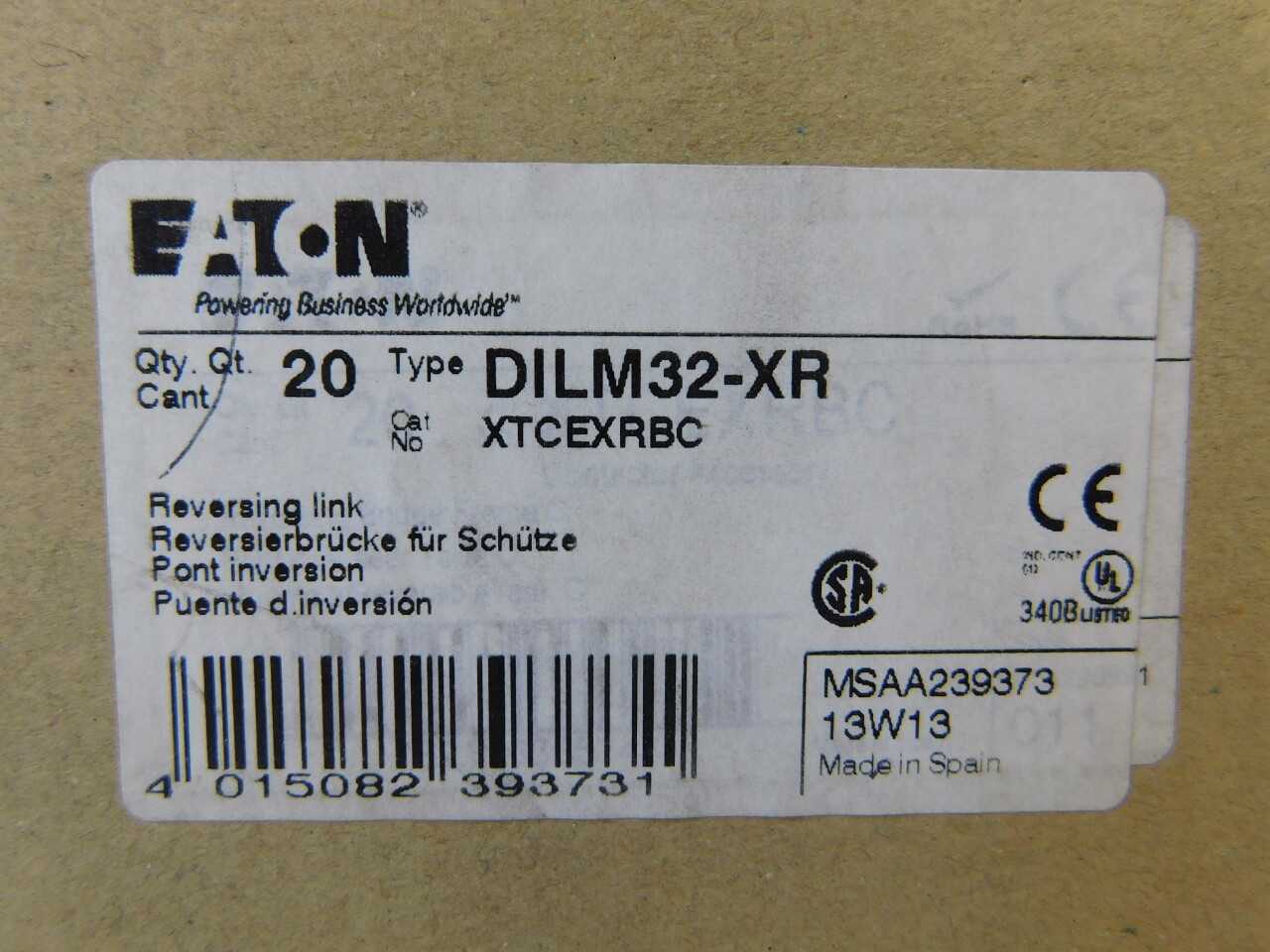 Quantity of 114x XTCEXRBC Contactor Accessorys - CONTACTORS Quantity of 114x XTCEXRBC Contactor Accessorys - CONTACTORS