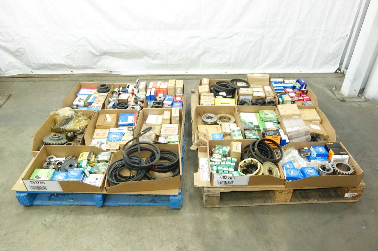 2 PALLETS OF POWER TRANSMISSION REPLACEMENT PARTS - POWER TRANSMISSION