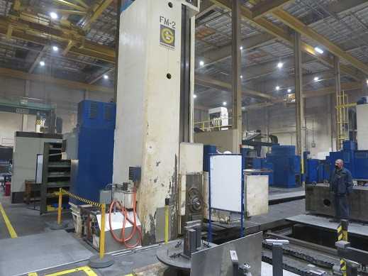 Giddings & Lewis CNC Floor Type Boring Mills on Same Bed (2) Lot - MACHINING ACCESSORIES & TOOLING