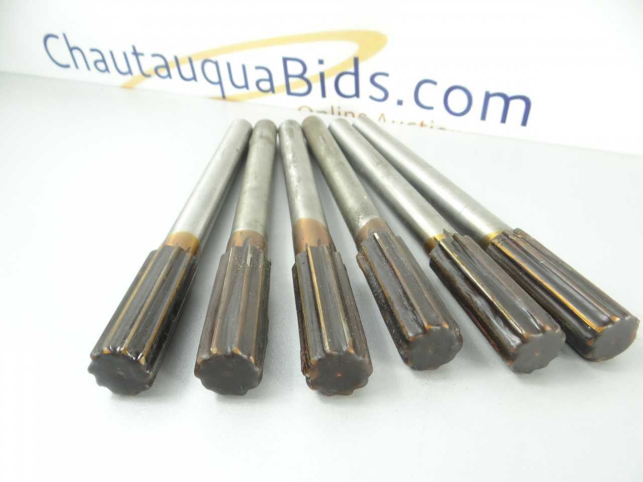 Lot of 6 Freshly Sharpened Metric HSS Chucking Reamers - MISCELLANEOUS