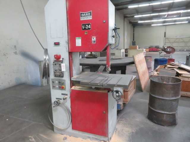 Dake Johnson V-24 Vertical Band Saw - MISCELLANEOUS