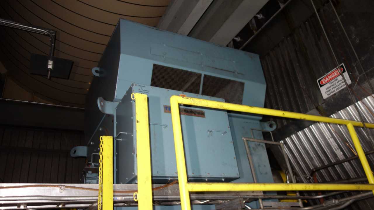 TECO-WESTINGHOUSE 1500HP MOTOR 2300V 5614 888RPM - ELECTRIC MOTORS