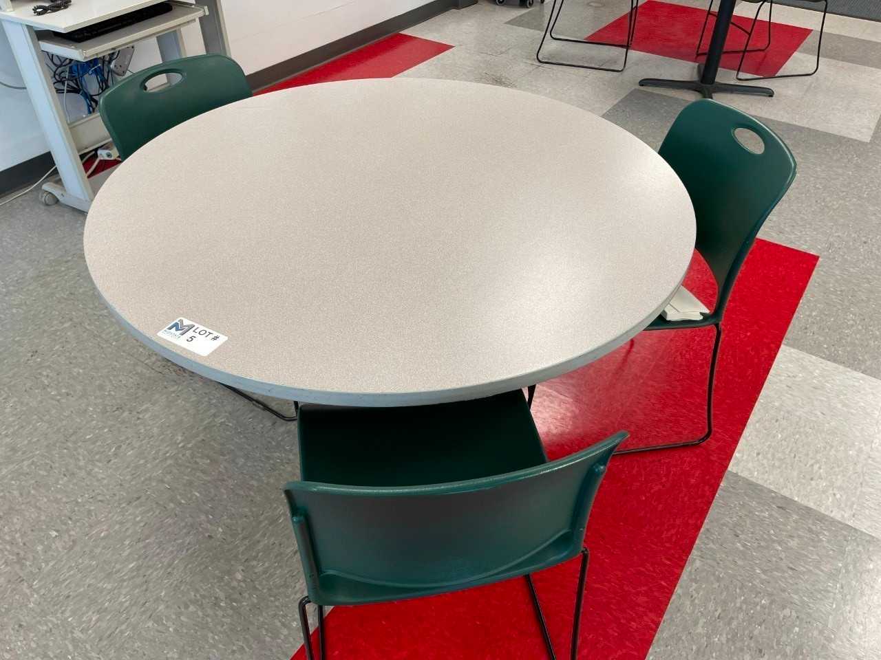 Round Table w/ 3 Chairs - PLANT & FACILITY EQUIPMENT