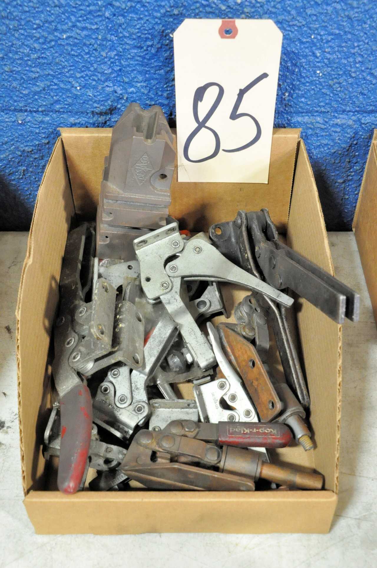 Various Destaco Clamps in 1 Box - ELECTRIC POWER TOOLS