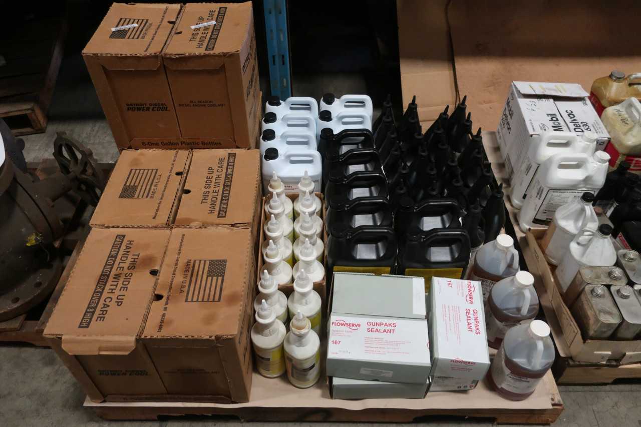 1 PALLET OF ASSORTED OIL LUBRICANTS COOLANT - MISCELLANEOUS