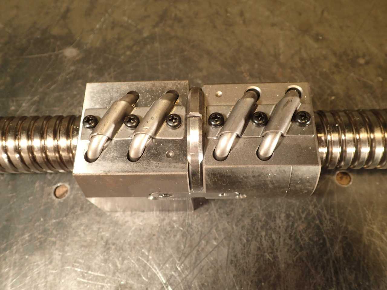 Mori Seiki ZL-25 Upper X-Axis Ball Screw & Thrust Bearing Assembly +10 J9025 NOS - BEARINGS