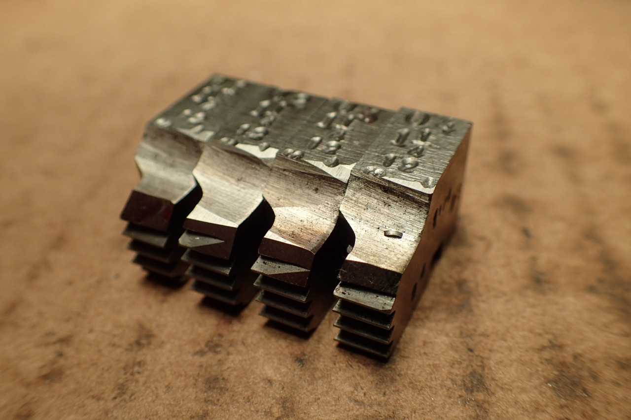 1-1/4" -12 NF Standard Thread Threading Chasers for Geometric 1-1/4-DS Die Head - MACHINING ACCESSORIES & TOOLING