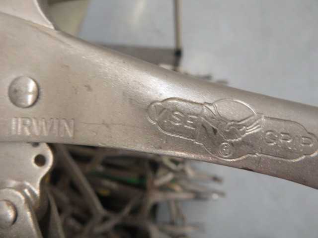 Cart full of Vice Grip Clamps - MISCELLANEOUS