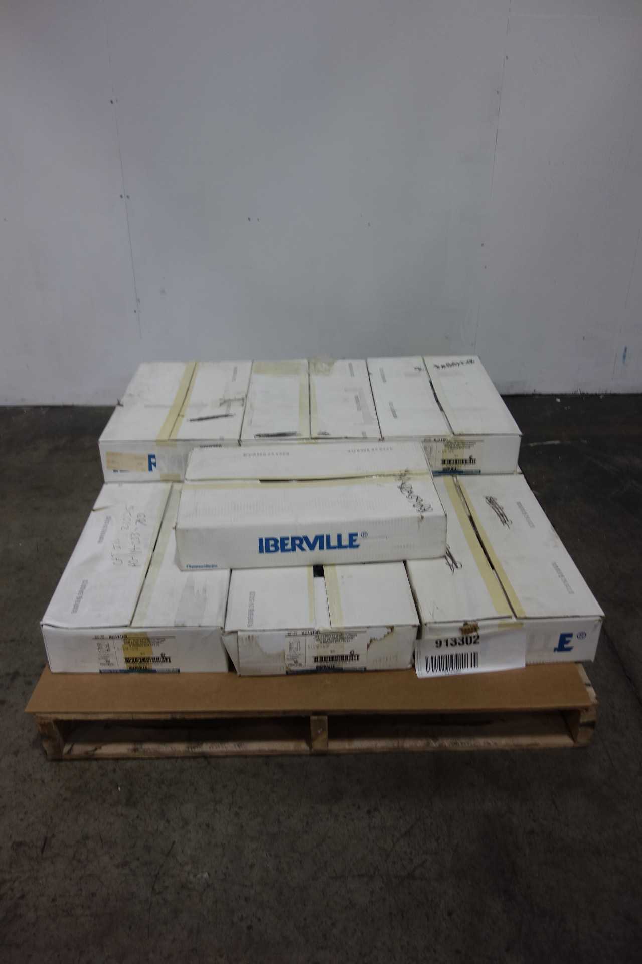PALLET OF IBERVILLE 10 BOXES OF 50 UTILITY BOX EXTENSION RINGS ONDUIT OUTLET BODIES AND BOXES - LIGHTING