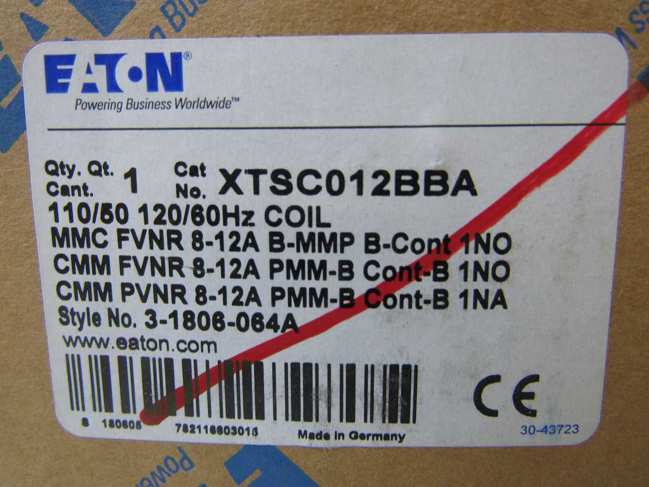 Quantity of 6x XTSC012BBA Motor Operators - ELECTRIC MOTORS Quantity of 6x XTSC012BBA Motor Operators - ELECTRIC MOTORS