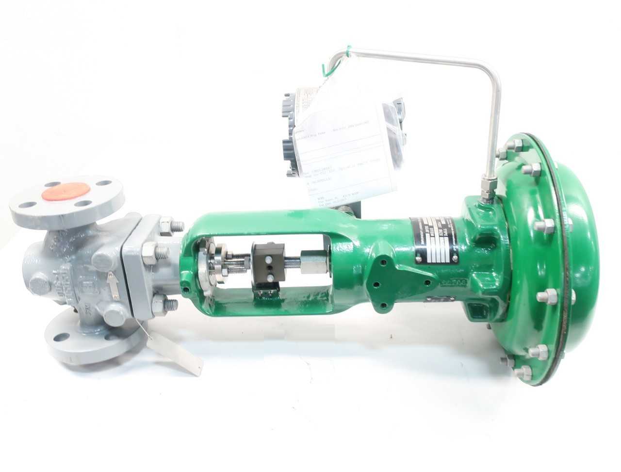 FISHER ED PNEUMATIC 667 300 STEEL FLANGED 1IN CONTROL VALVE - CONTROL VALVE