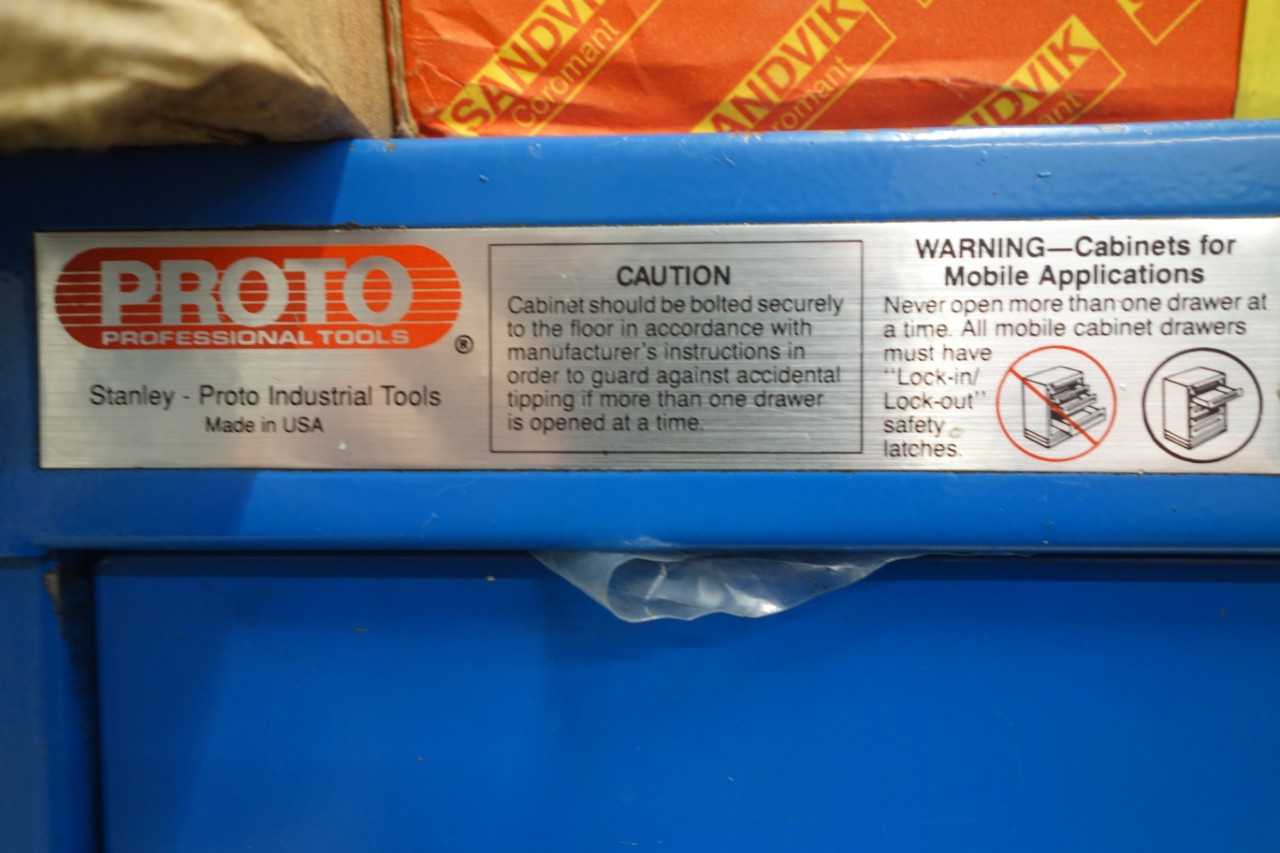 Proto Tool cabinet, contents excluded - TOOL STORAGE