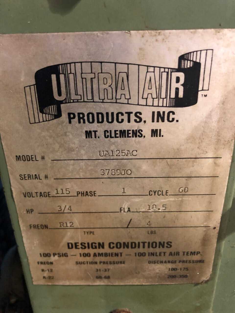 Ultra Air Products Refrigerated Air Dryer - AIR DRYERS