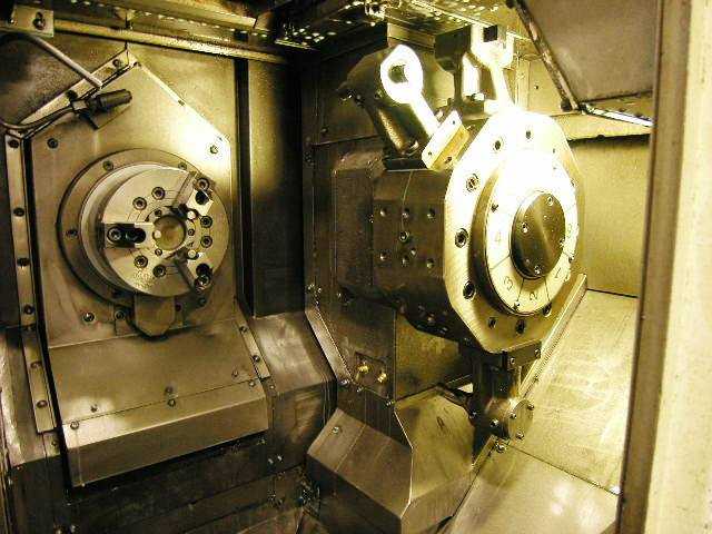 Okuma  LFS10-2SP  Twin Spindle lathe with Gantry System - CNC LATHES