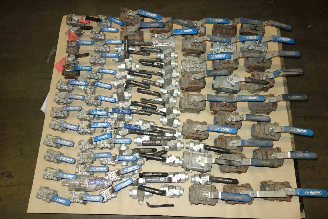 1 PALLET OF ASSORTED BALL VALVES - BALL VALVE