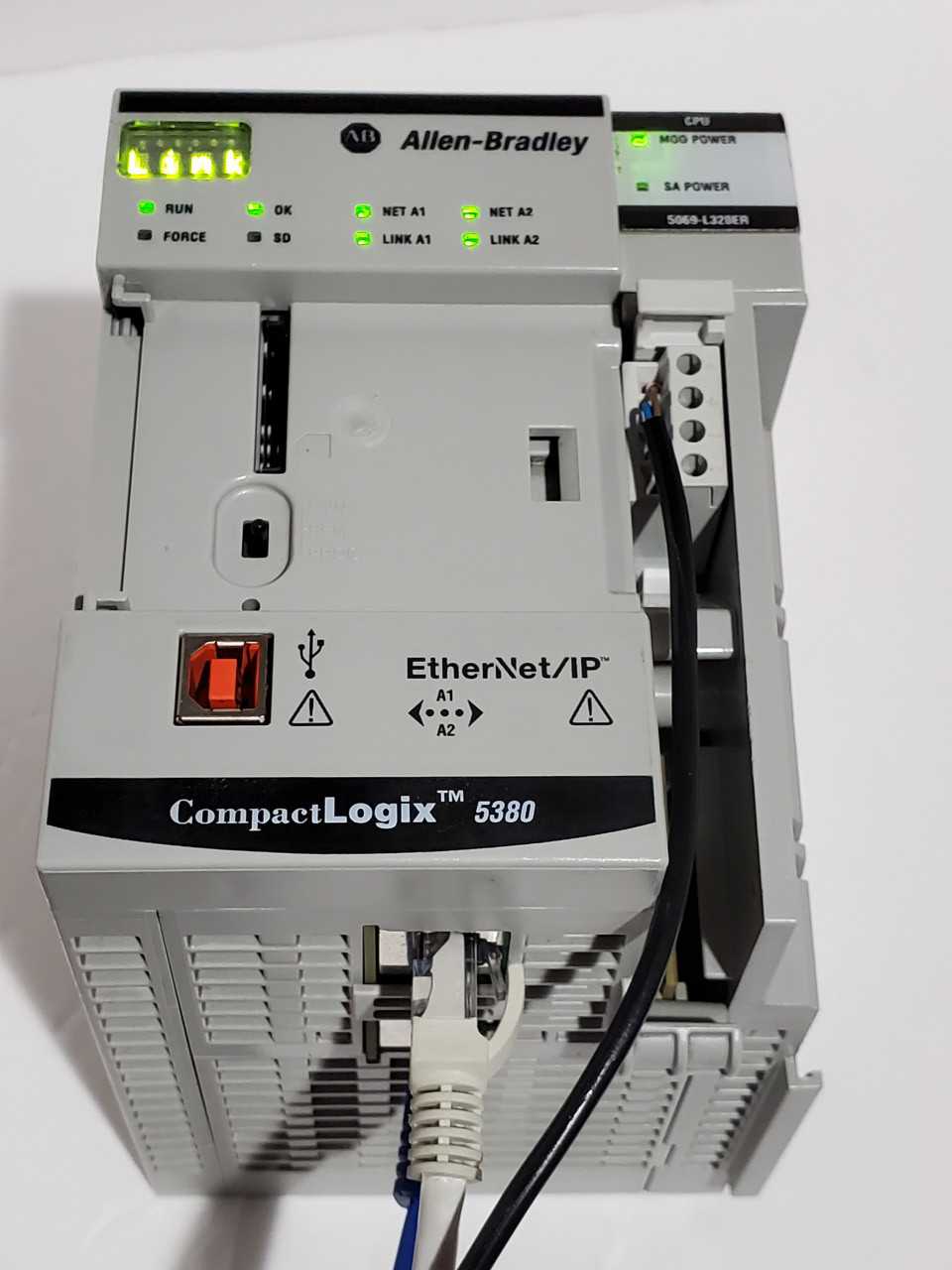 Allen Bradley CompactLogix 5069-L320ER "No memory card and No power connector" - AUTOMATION & CONTROLS Allen Bradley CompactLogix 5069-L320ER "No memory card and No power connector" - AUTOMATION & CONTROLS