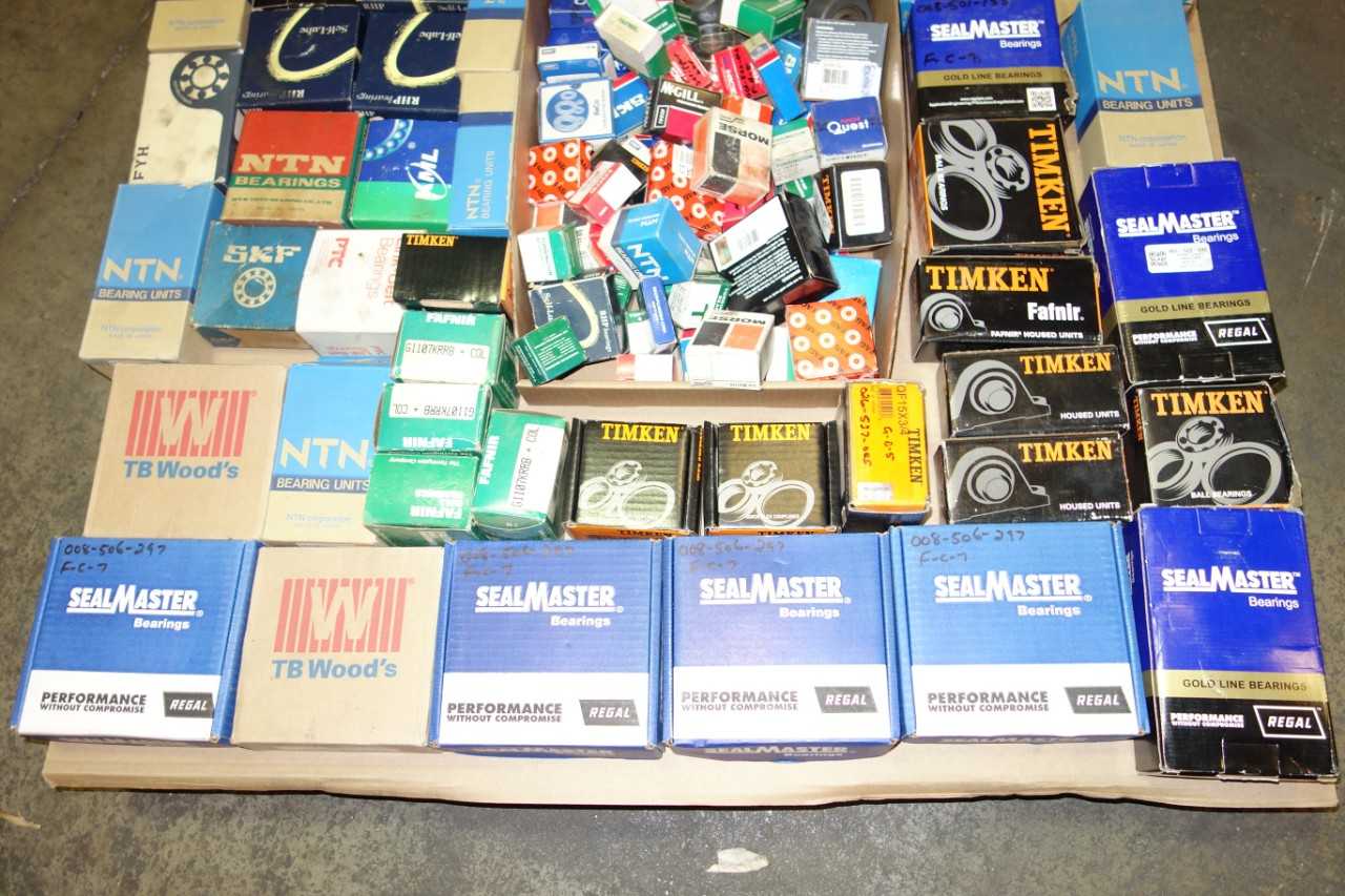 1 PALLET OF ASSORTED BEARINGS - BEARINGS