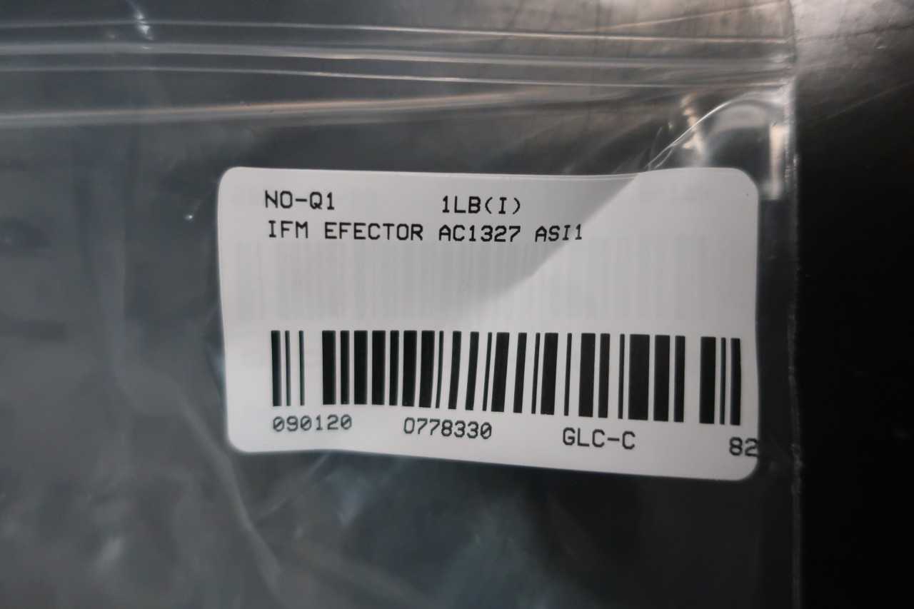 IFM EFECTOR AC1327 ASI1 ETHERNET CONTROLLER MODULE 2030VDC - AUTOMATION & CONTROLS