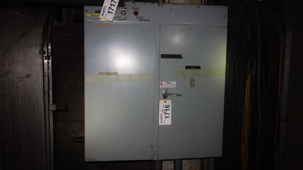 LOT OF 3 ASCO 400A AUTOMATIC TRANSFER SWITCHES - ELECTRICAL COMPONENTS