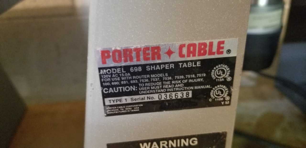 Router Table - ELECTRIC POWER TOOLS