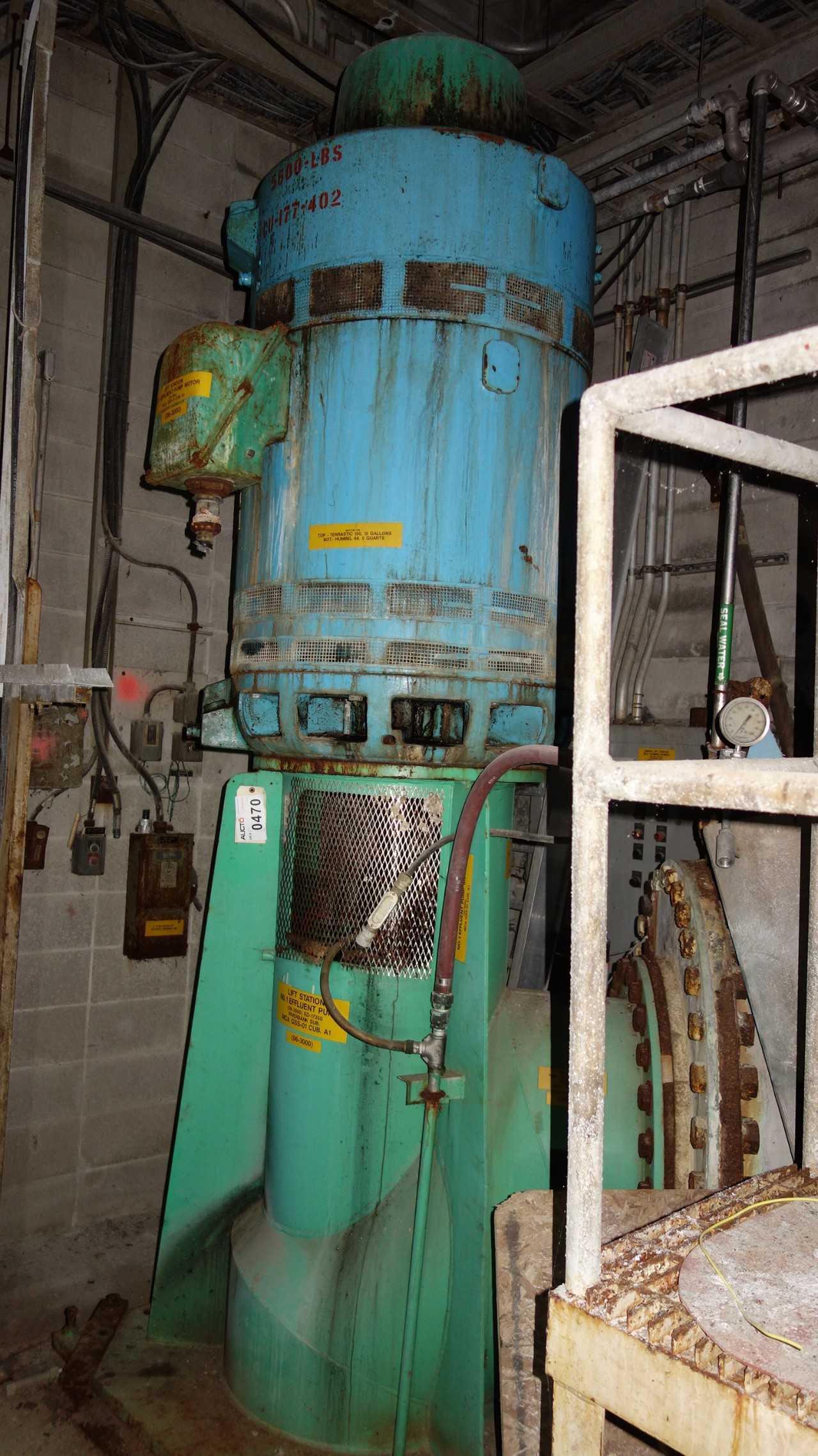 JOHNSTON PUMP 1-30LS 400HP VERTICAL PUMP MOTOR - PUMPS