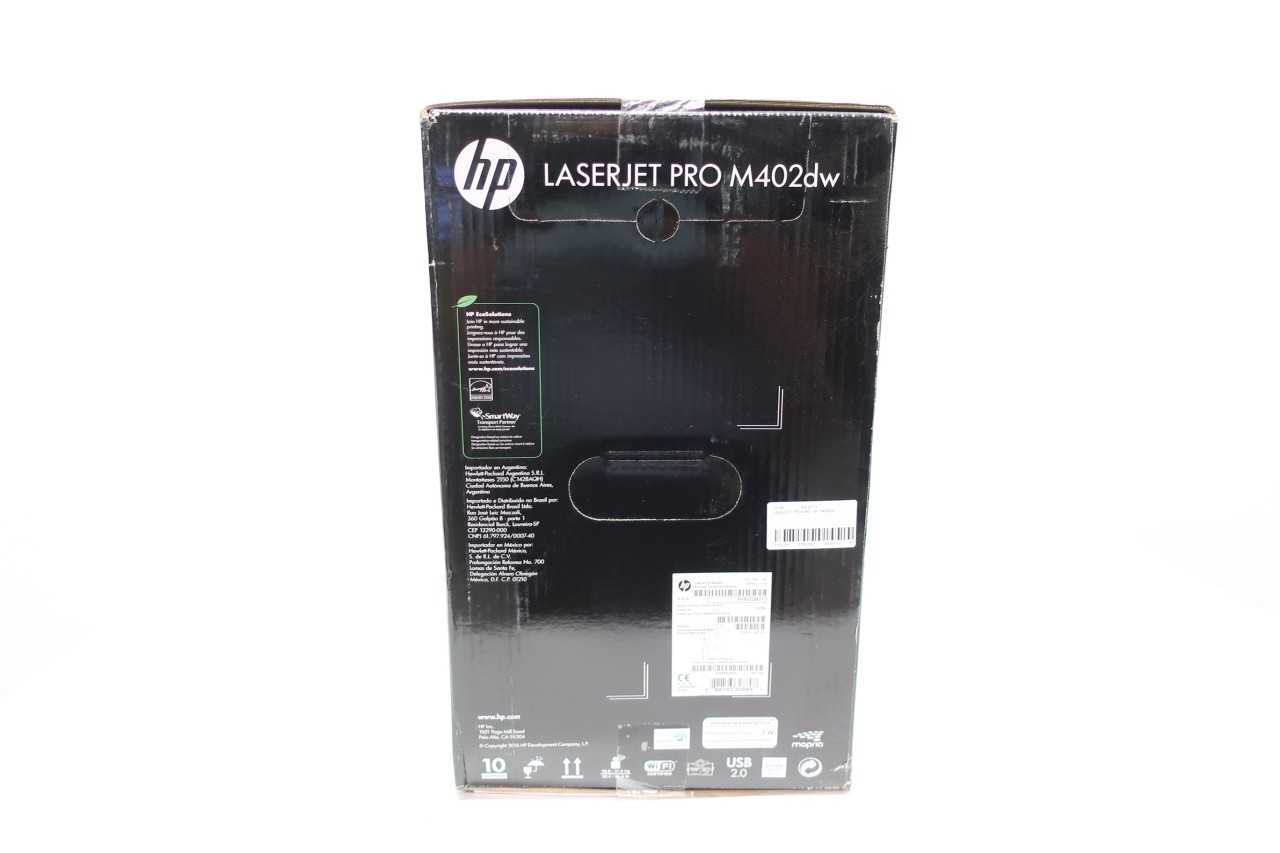 HEWLETT PACKARD HP M402DW LASERJET PRO WIRELESS LASER PRINTER - PACKAGING