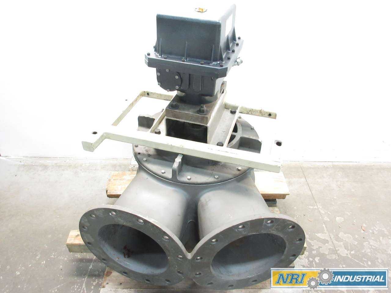 FLO-TRONICS 12 IN ELECTRIC STEEL FLANGED DIVERTER VALVE - DIVERTER VALVE