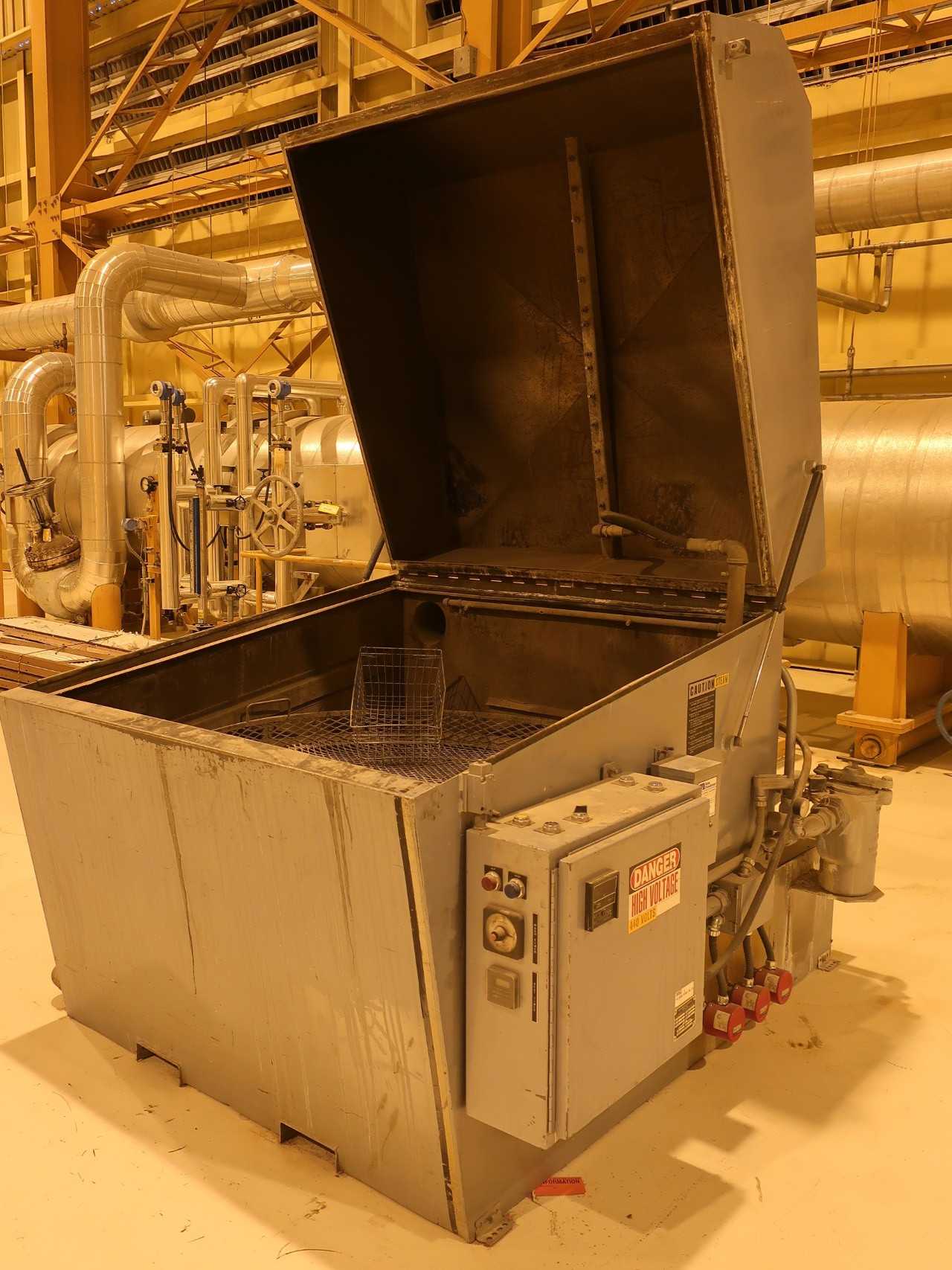 Turntable parts washer, 60" diameter, 440V-AC - PROCESS EQUIPMENT