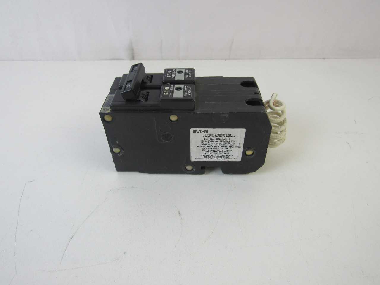 Lot of Quantity 8x BR250SUR MCB/Residential Circuit Breaker - CIRCUIT BREAKERS