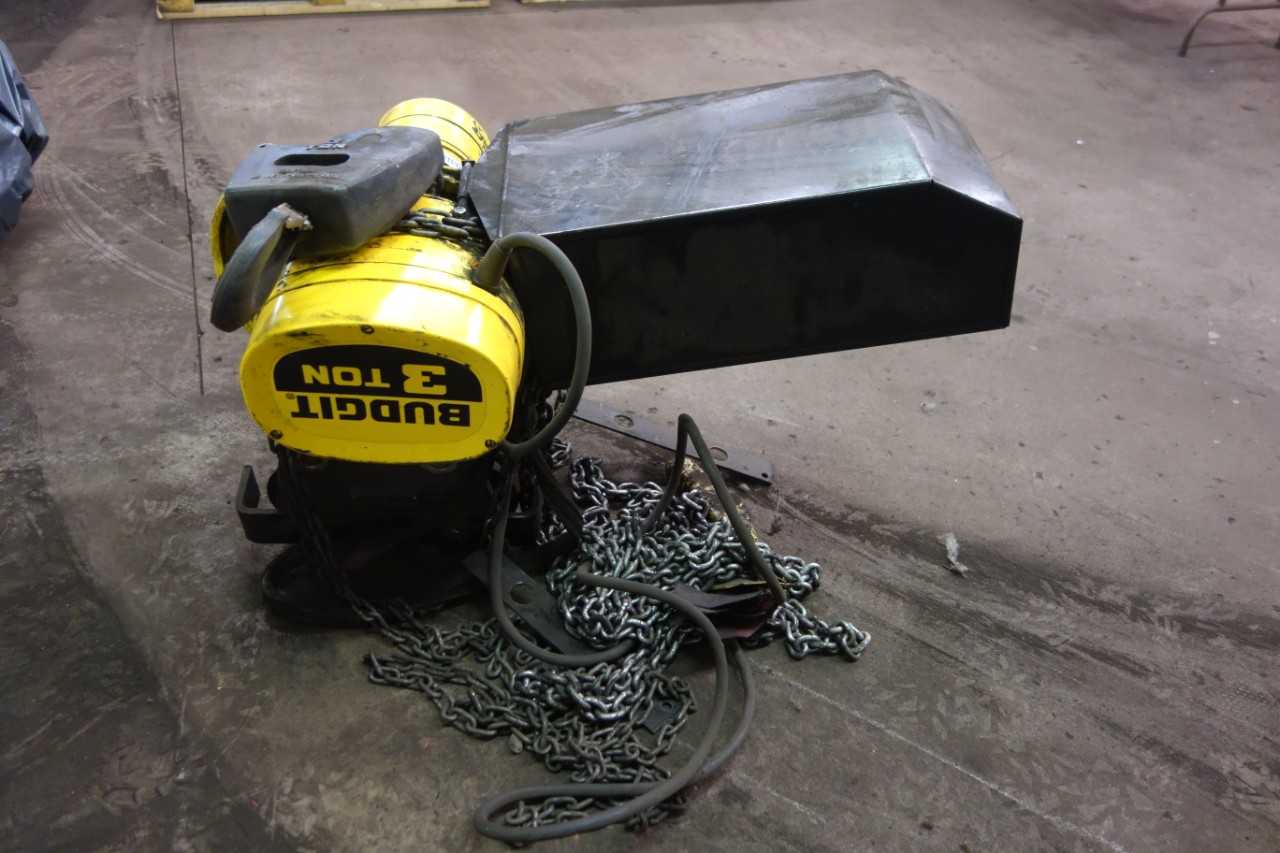 BUDGIT BEH0305 3 TON ELECTRIC CHAIN HOIST - LIFTING EQUIPMENT