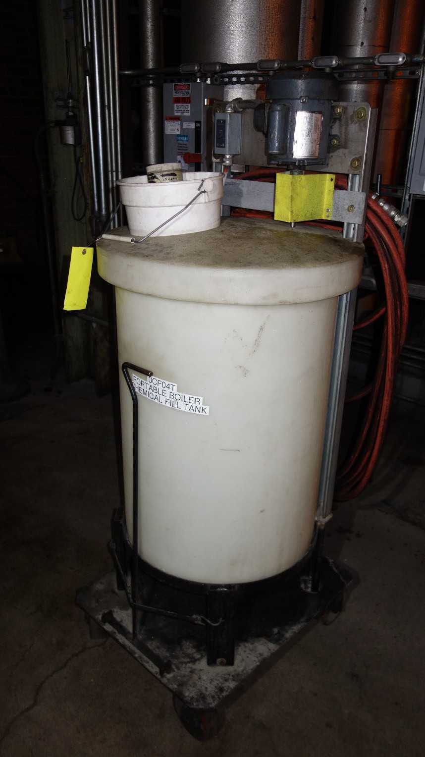 PLASTIC PORTABLE BOILER CHEMICAL FILL TANK - PLANT & FACILITY