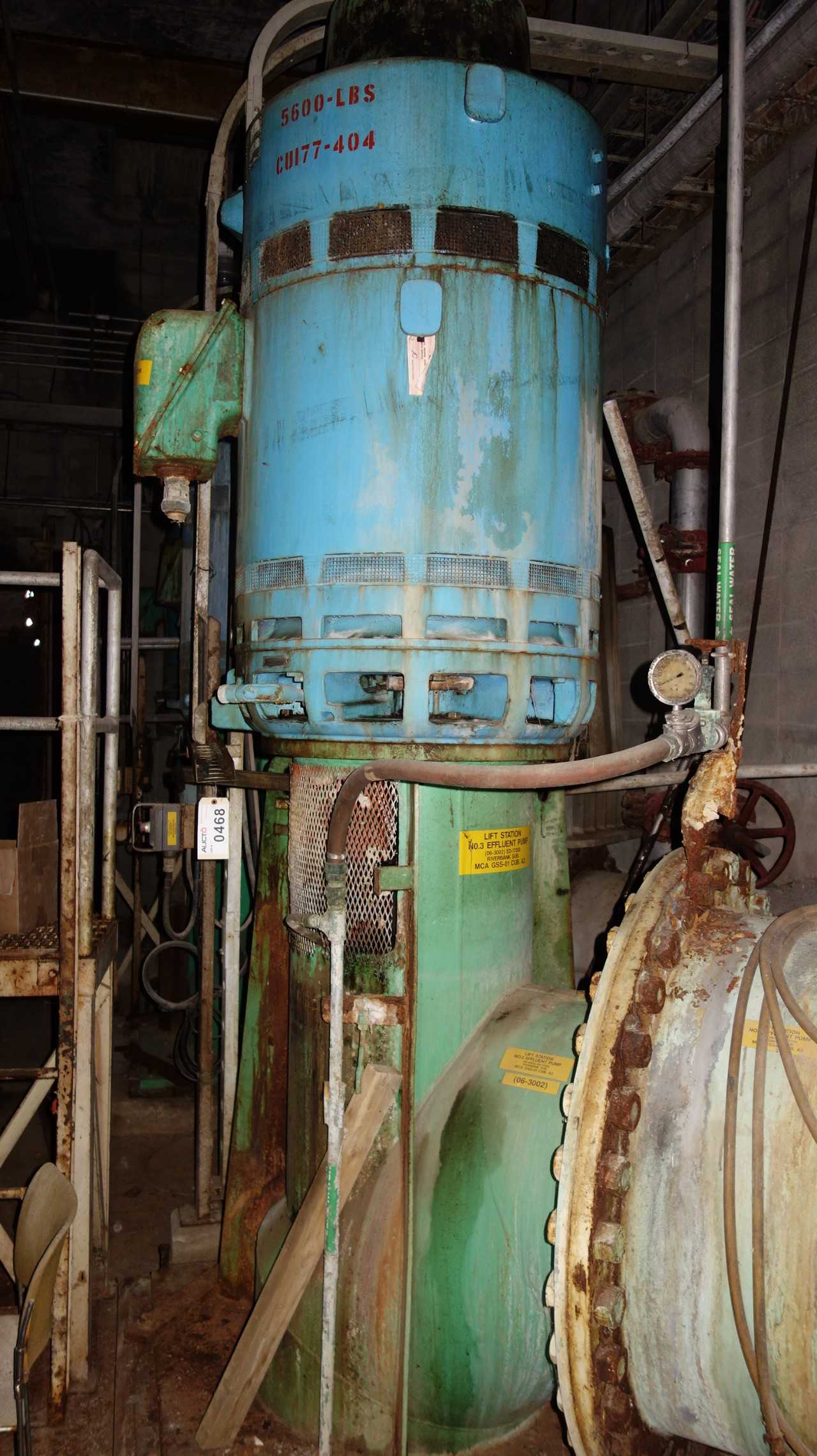 JOHNSTON JPC 30LS 400HP VERTICAL PUMP MOTOR - ELECTRIC MOTORS