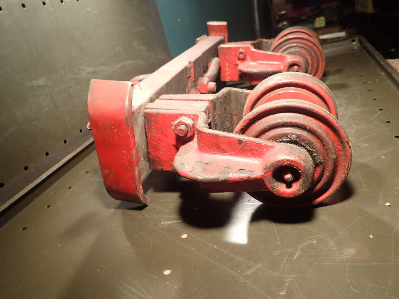 Heavy Duty 4" I-Beam Crane Hoist Spanner Trolley: 16-1/2" Center to Center - LIFTING EQUIPMENT