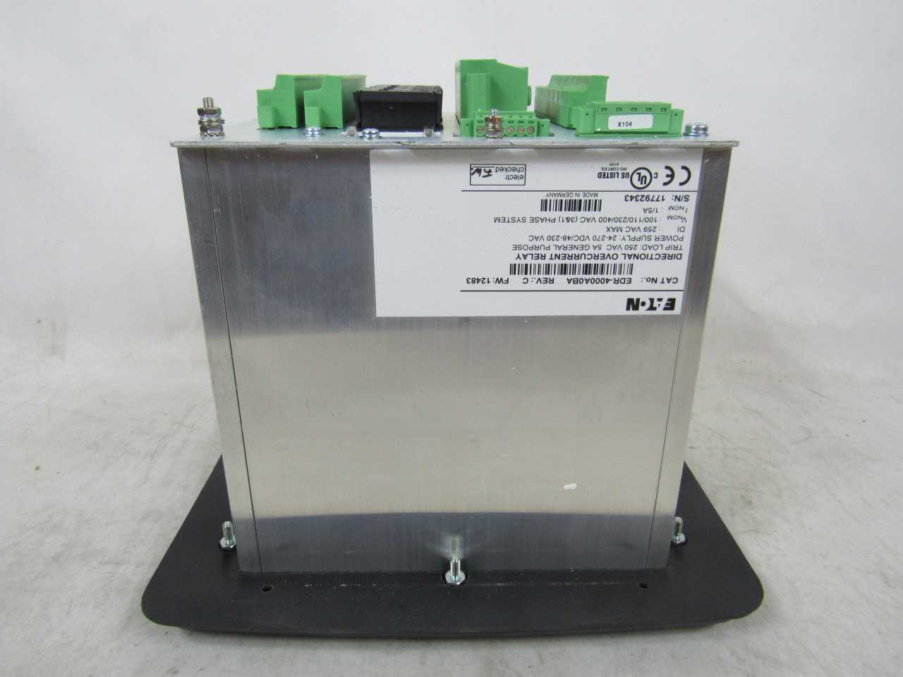 1x Eaton EDR-4000A0BA0 Power Relay Protective - ELECTRICAL COMPONENTS
