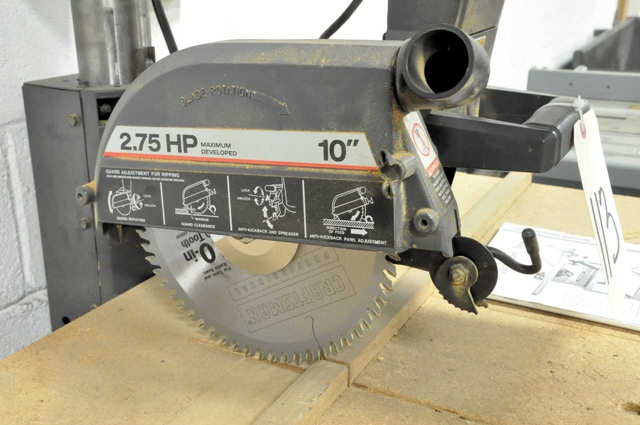 Sears Radial Arm Saw - METAL SAWS