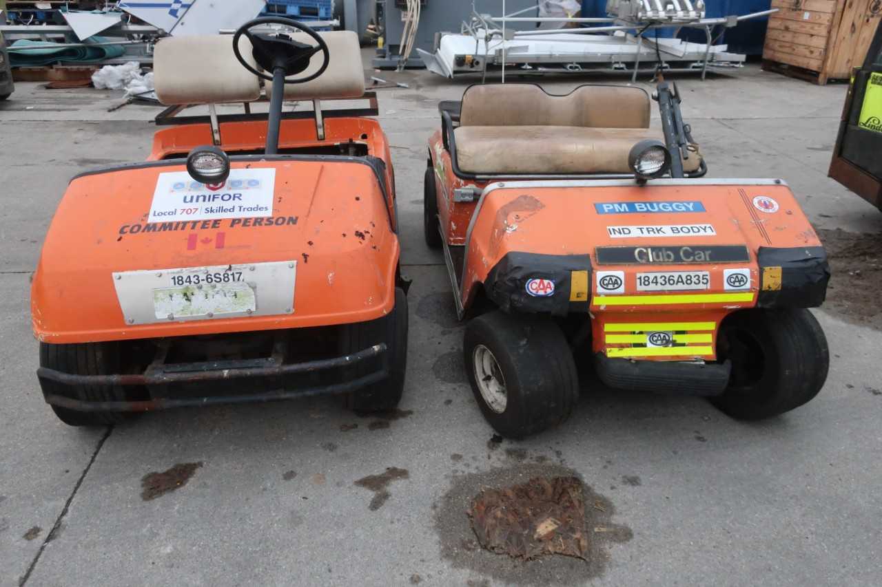 LOT OF 2 ASSORTED GOLF CARTS FOR PARTS - MISCELLANEOUS