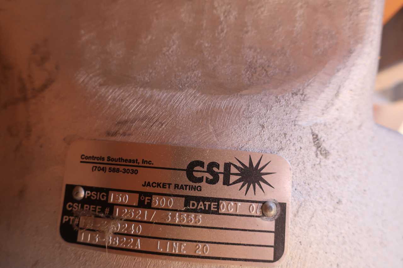 CSI CH-260720-CSD7NPT 150PSI PIPE FITTING JACKET - PROCESS EQUIPMENT