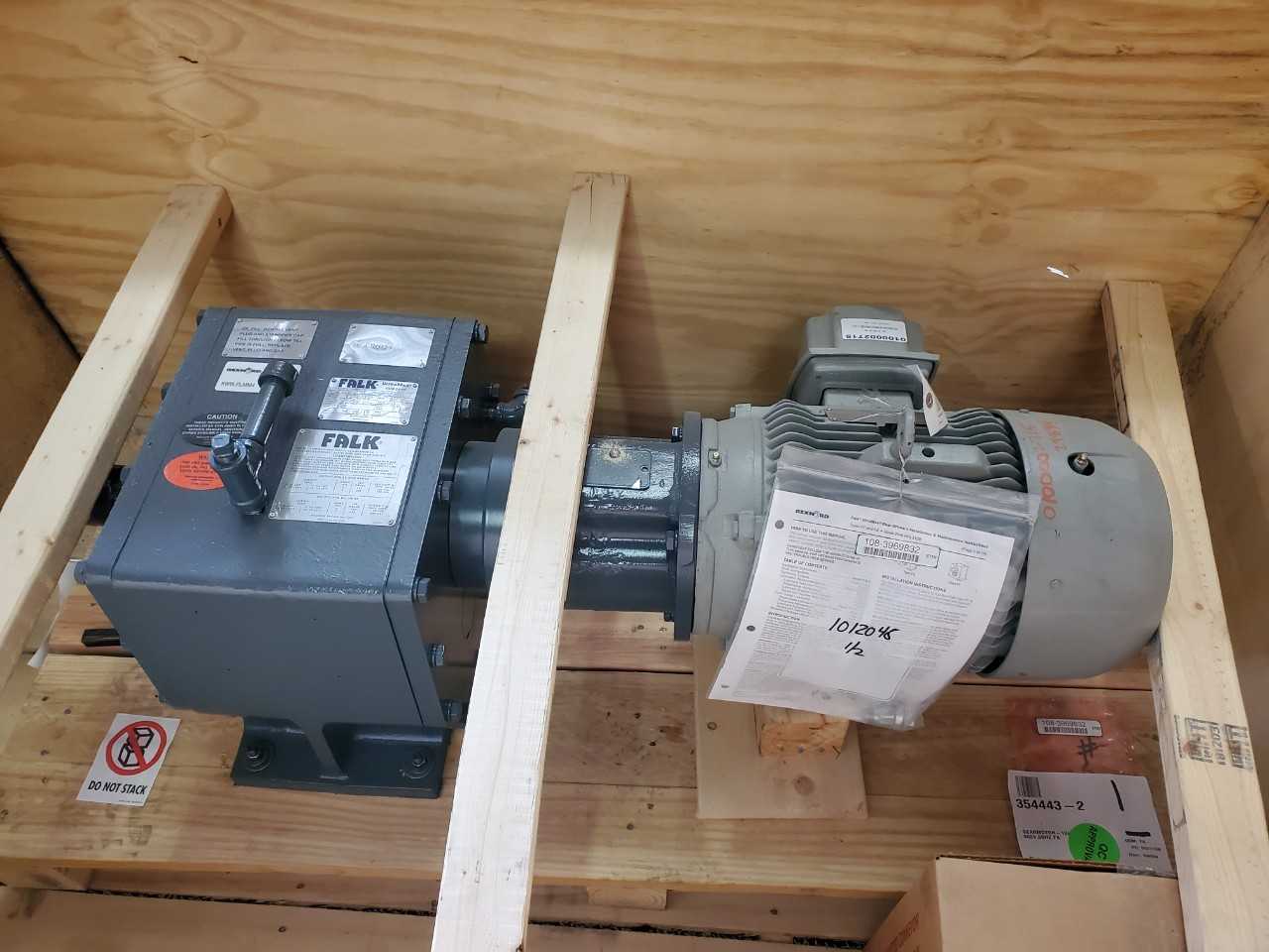 FALK 2050FA2A INLINE GEAR MOTOR 10HP 230/460V-AC - ELECTRIC MOTORS