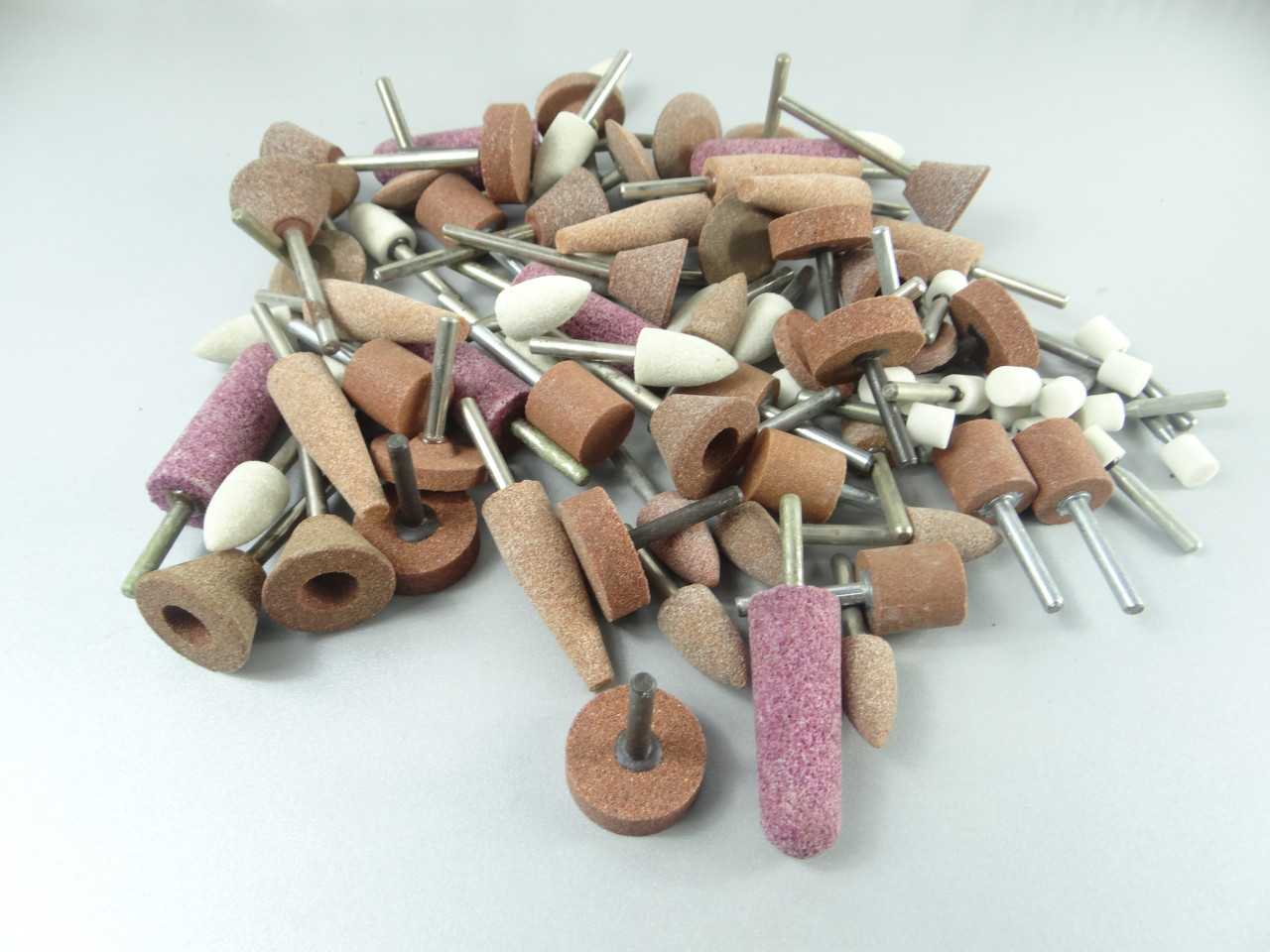 Large Lot of NEW Assorted Abrasive Mounted Points - GRINDING WHEELS