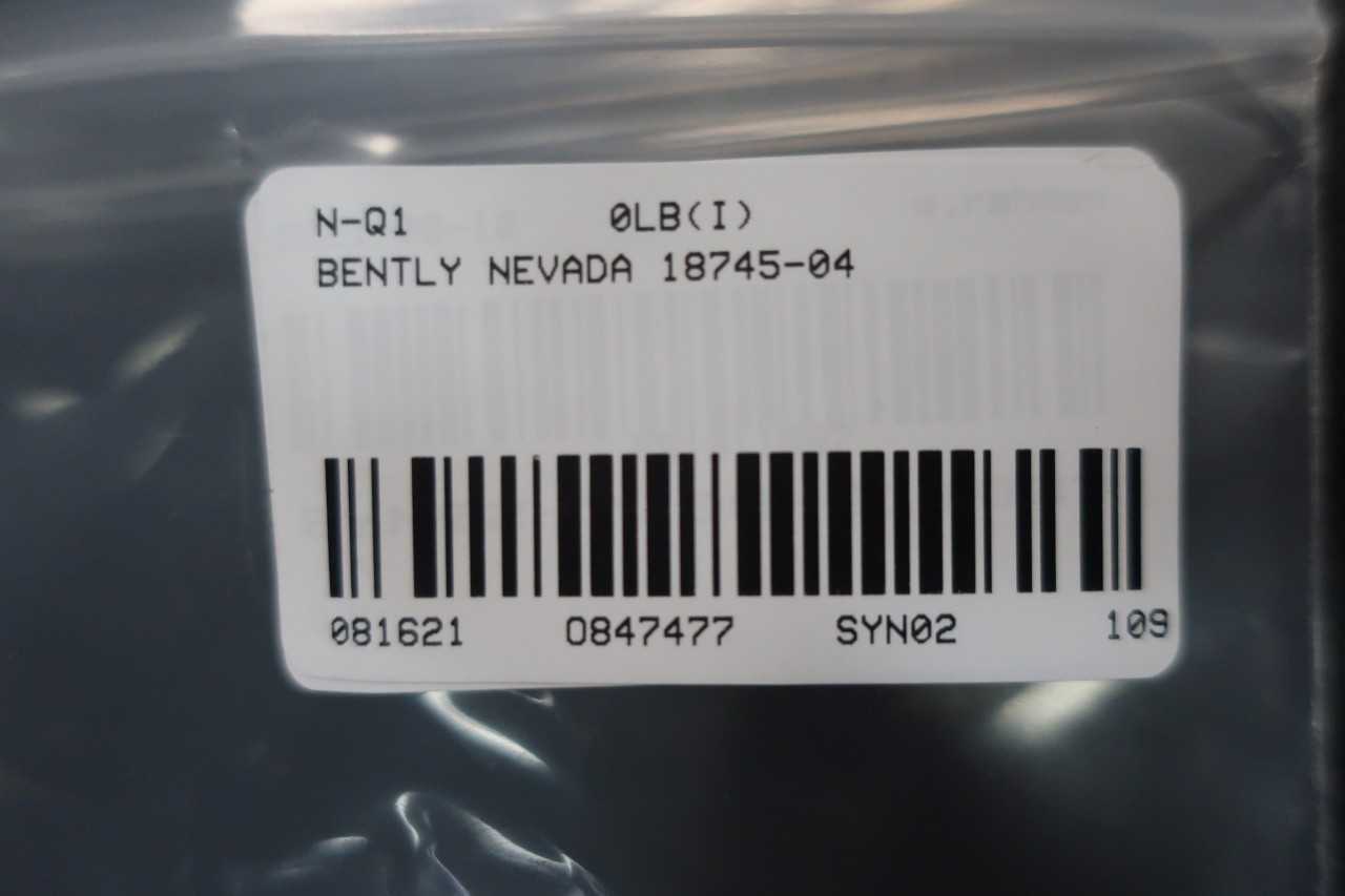 BENTLY NEVADA 18745-04 7200 5/8MM PROXIMITOR 24V-DC PROXIMITY SENSOR - AUTOMATION & CONTROLS