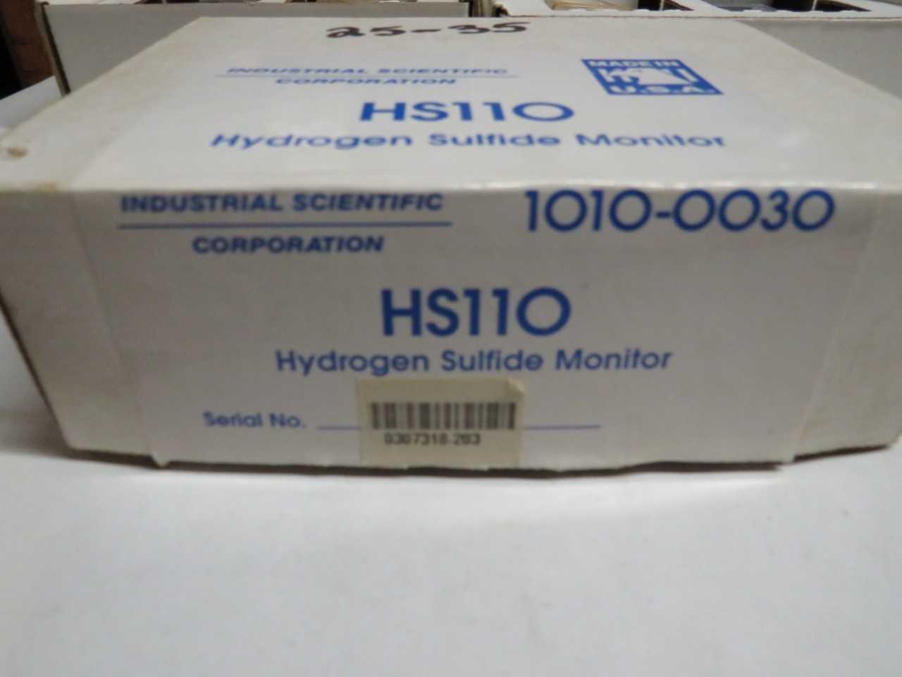 LOT OF 3 INDUSTRIAL SCIENTIFIC CORPORATION HS11O HS110 1010-0030 HYDROGEN SULFIDE MONITOR - ELECTRIC POWER TOOLS
