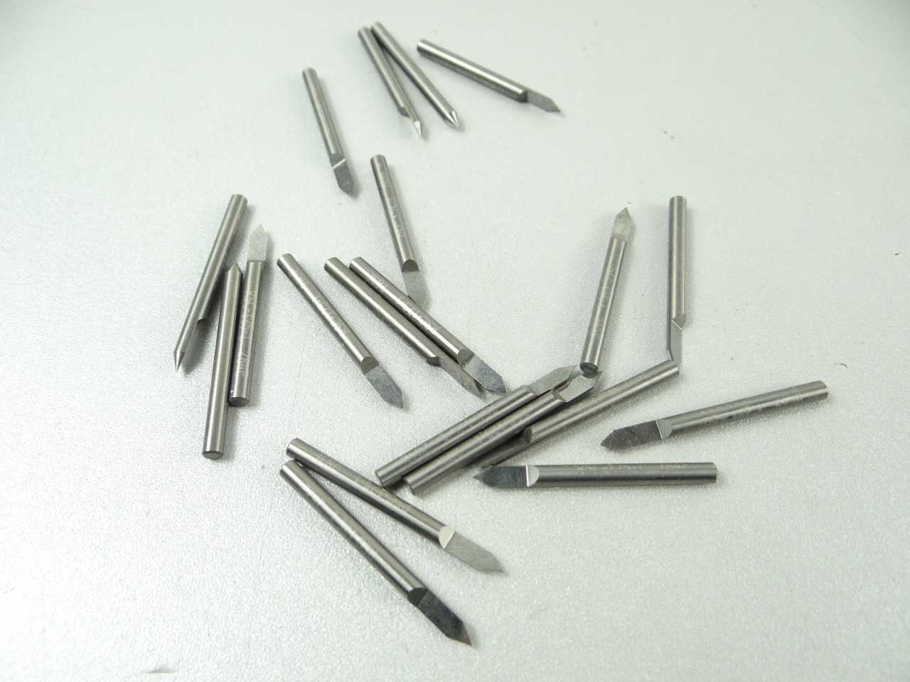 Lot of 20 Micro100 Solid Carbide Engraving Cutters - MISCELLANEOUS