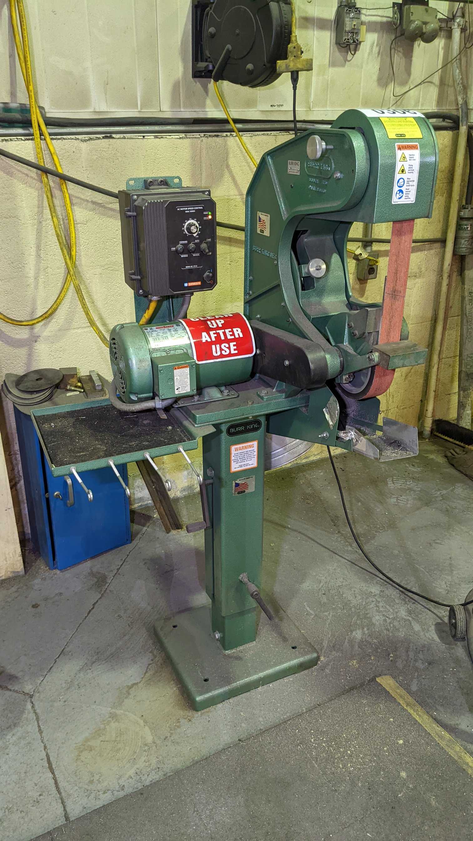 BURR KING BELT SANDER - INDUSTRIAL PARTS