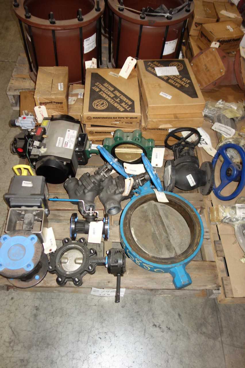 4 PALLETS OF ASSORTED VALVES - VALVES