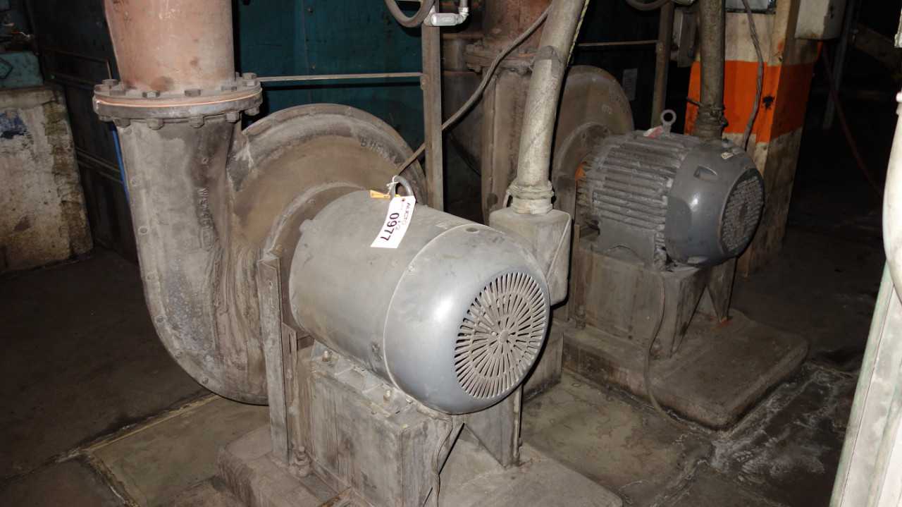 LOT OF 2 BUFFALO FORGE CENTRIFUGAL BLOWERS 60HP - MISCELLANEOUS