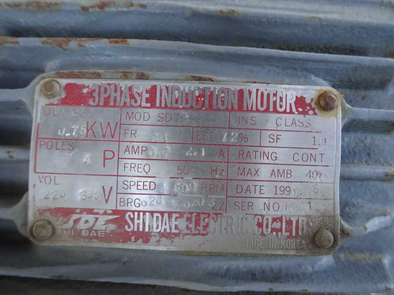 WOO SUNG VACUUM PUMP W/ Motor WSVP-600 - VACUUM PUMP