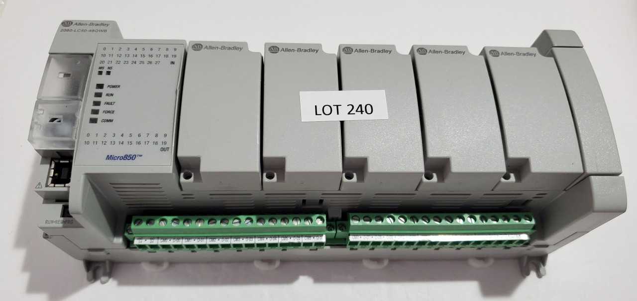 Allen Bradley Micro 850 2080-LC50-48QWB PLC - AUTOMATION & CONTROLS